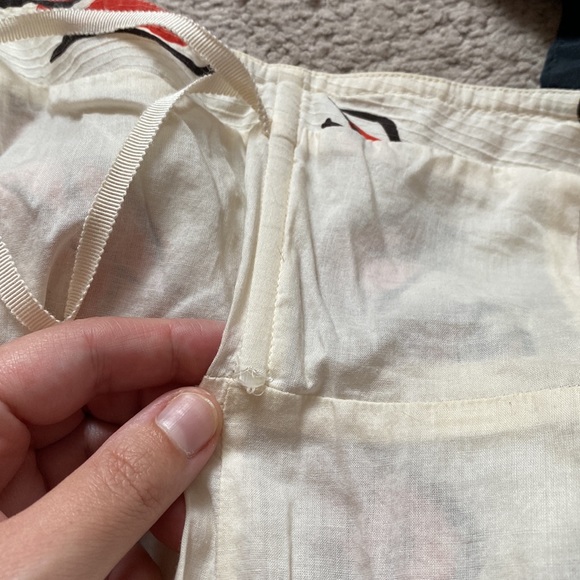 Anthropologie cotton lobster dress with pockets - Picture 9 of 10